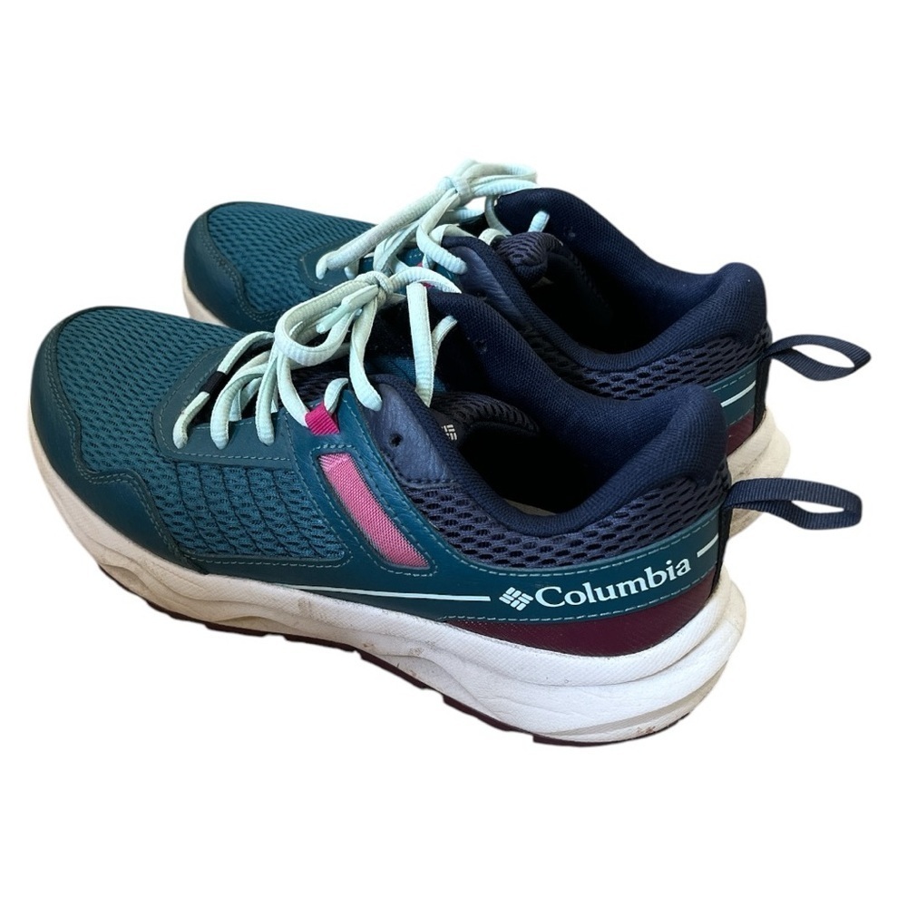 Columbia women’s teal and pink sneakers size 10 GUC - Picture 3 of 6